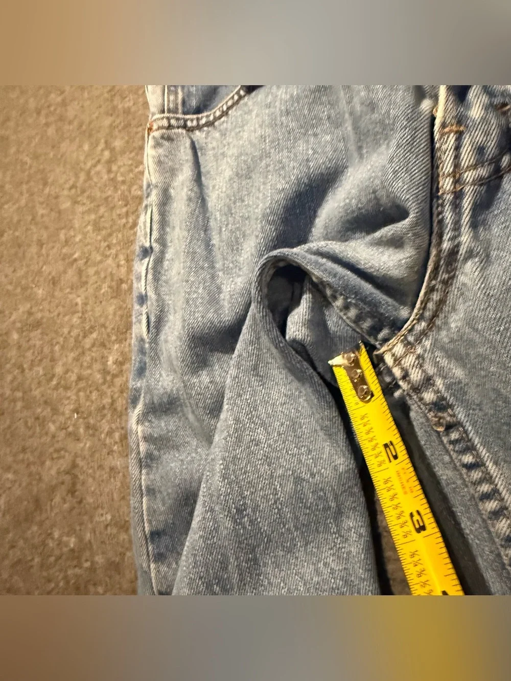 Levis 505 Vtg Jeans Mens 30x34 blue Regular Straight Fit Y2K Cotton Durable